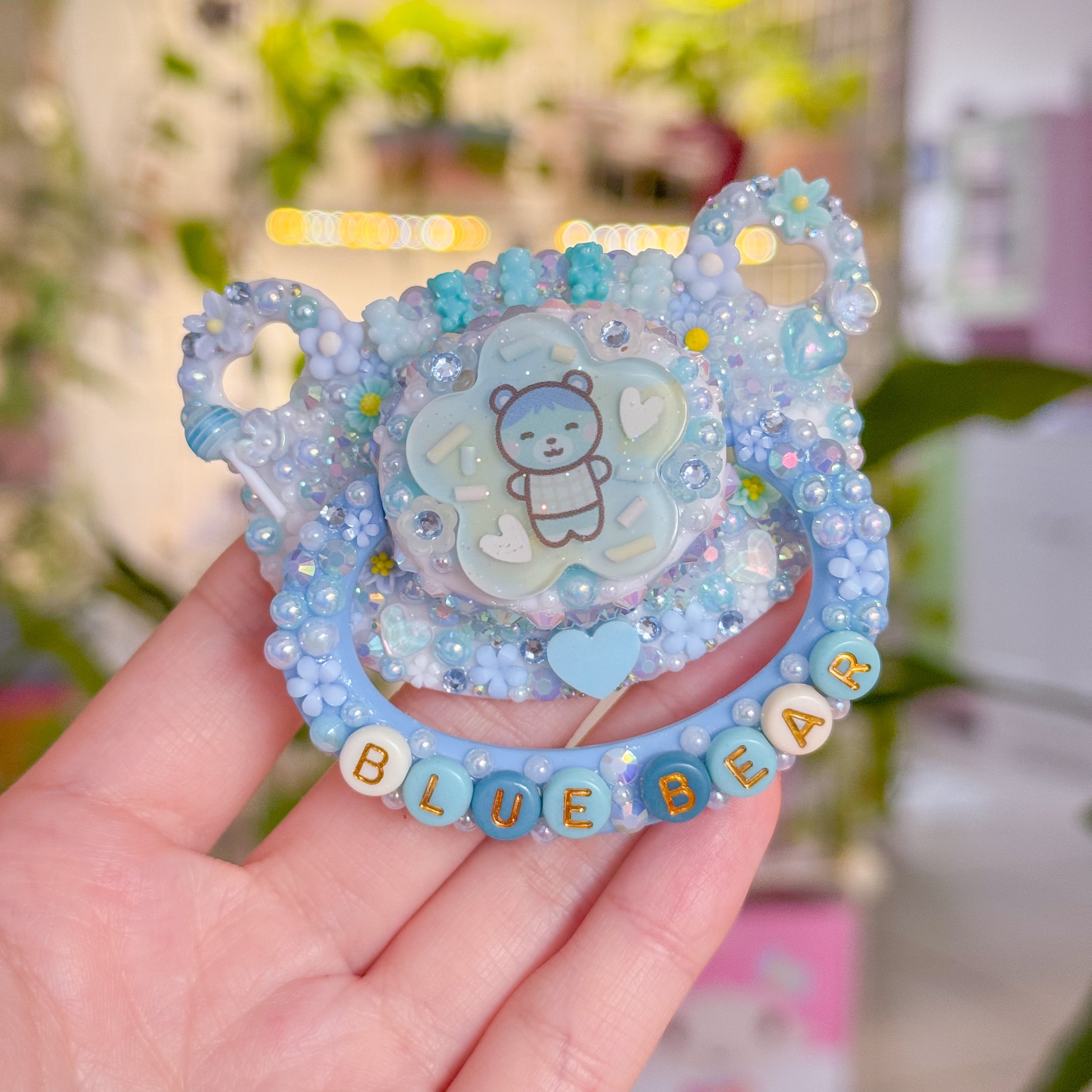Blue Bear AC Pacifier