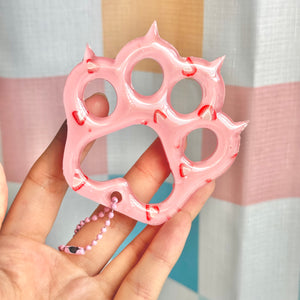 Strawberry Paw Keychain