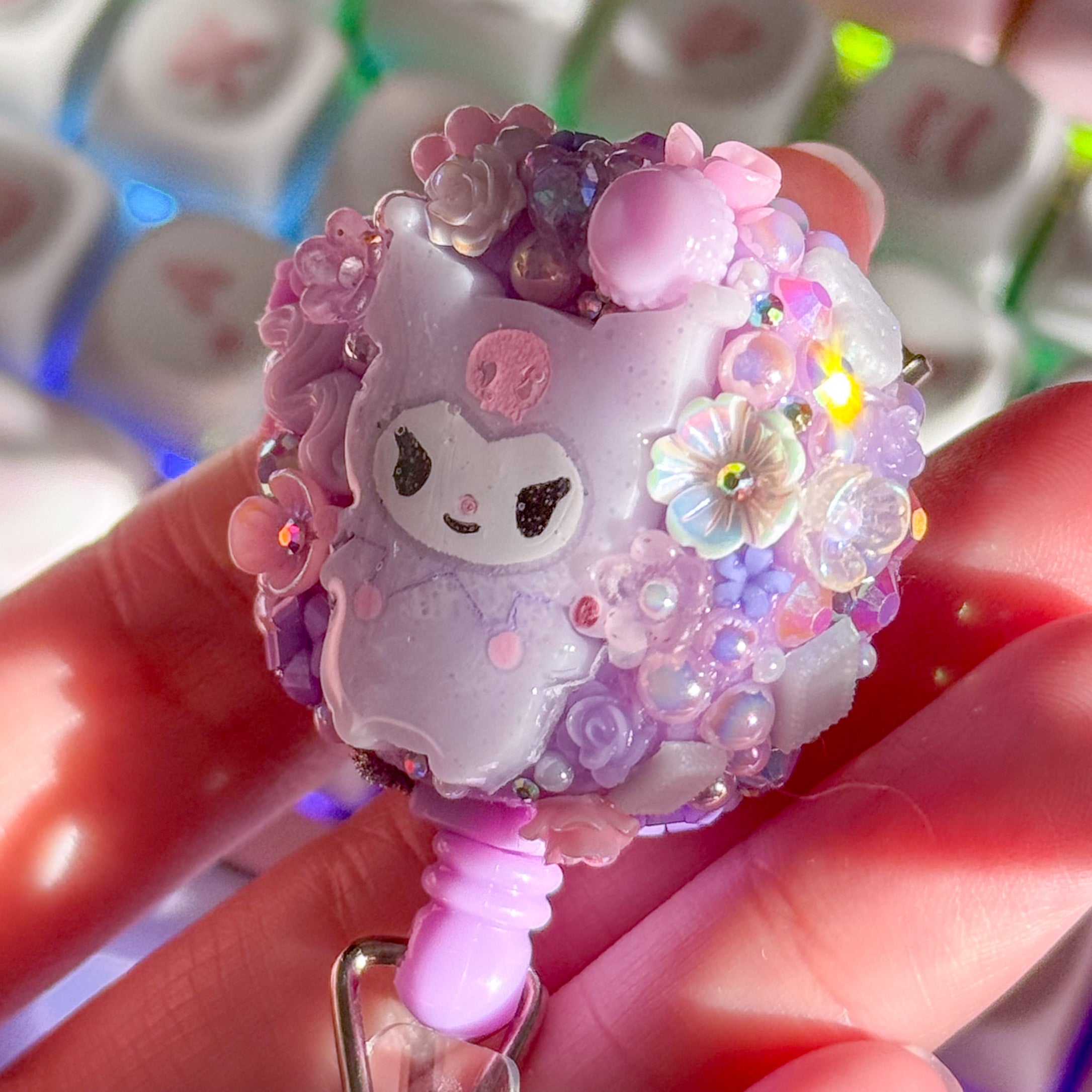 Kuromi Badge Reel
