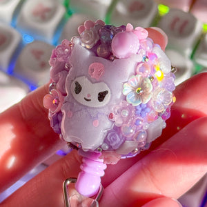 Kuromi Badge Reel