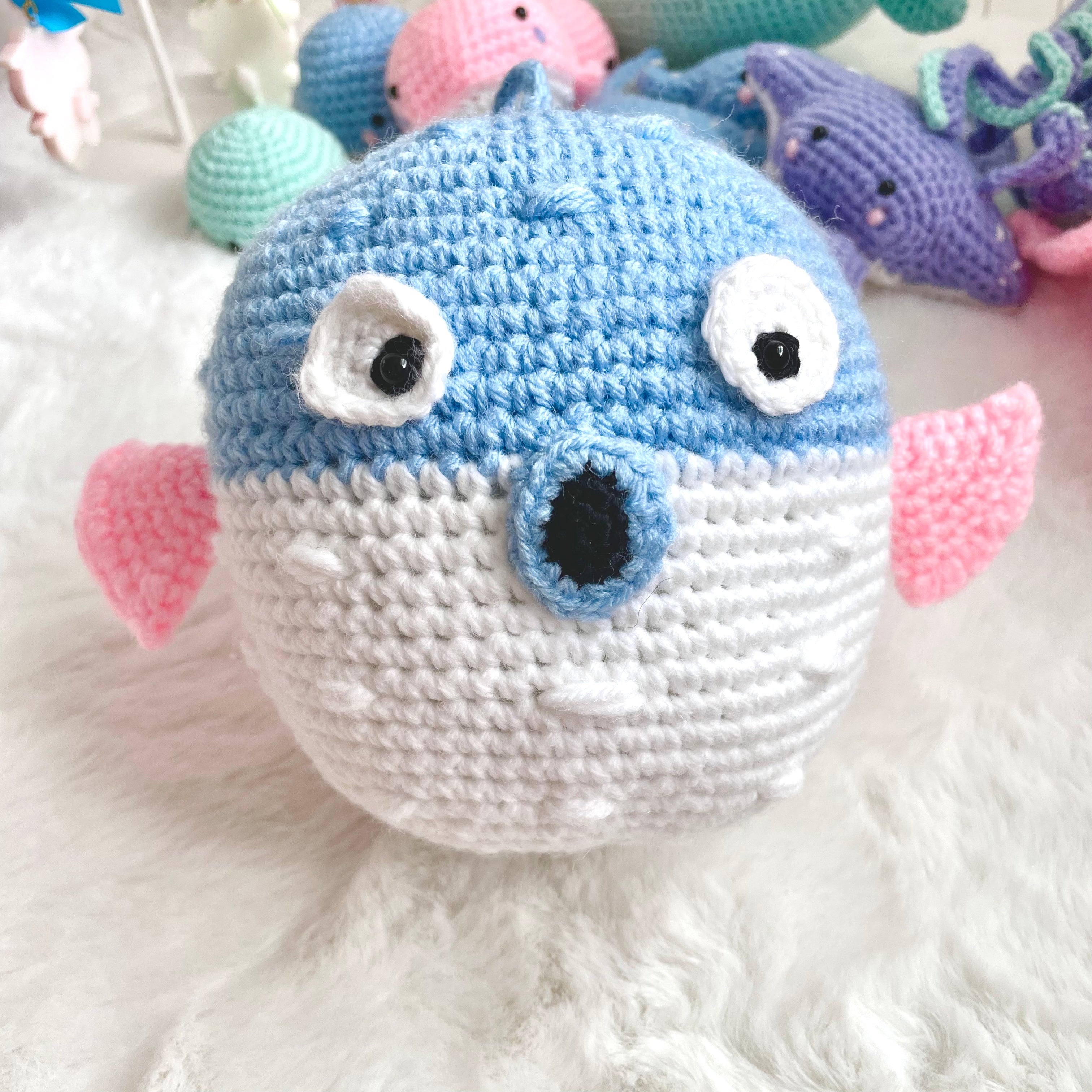 Silly Crochet Blowfish