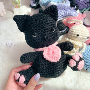 Crochet Black Cat