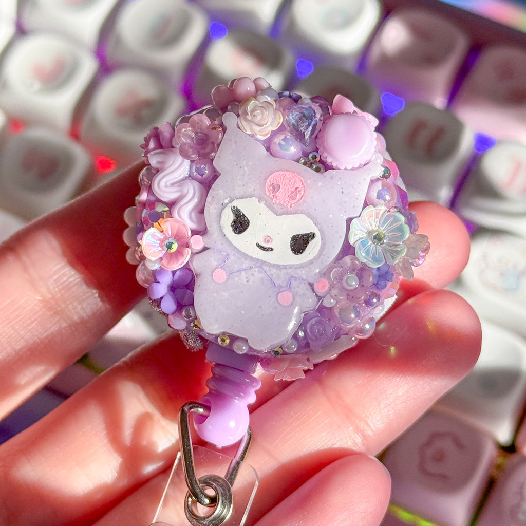 Kuromi Badge Reel
