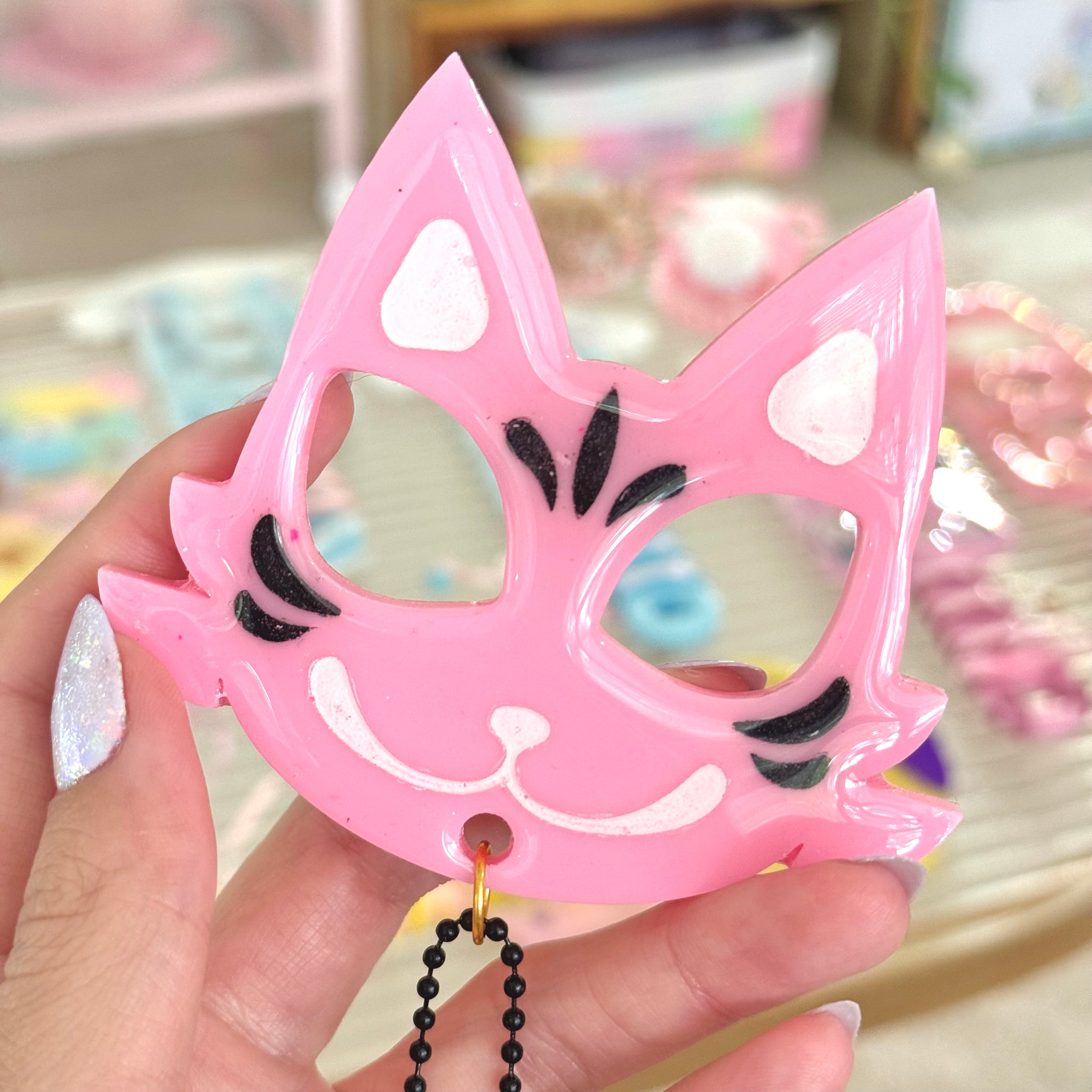 Kitsune Keychain