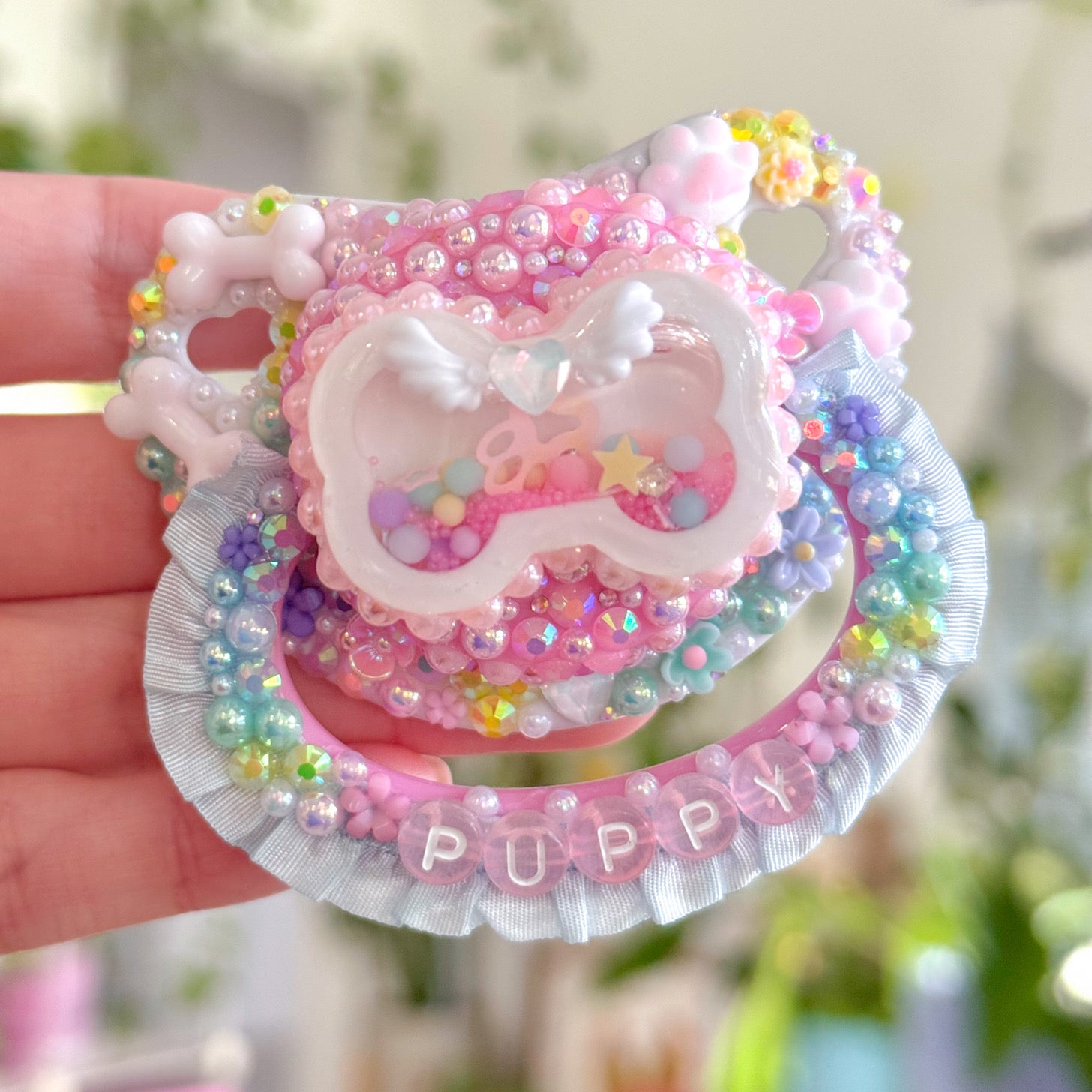 Puppy Rainbow Pacifier