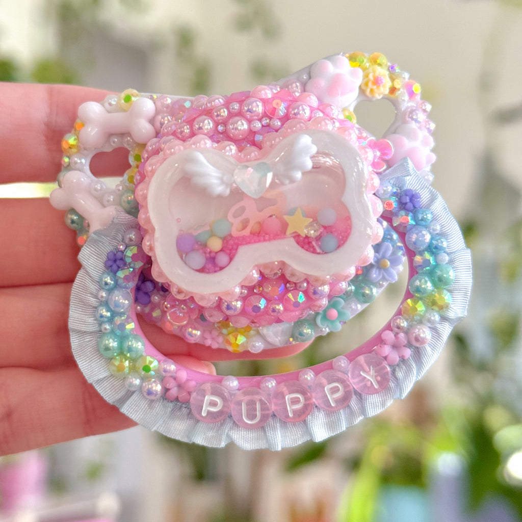 Puppy Rainbow Pacifier