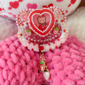 Strawberry Bear Pacifier
