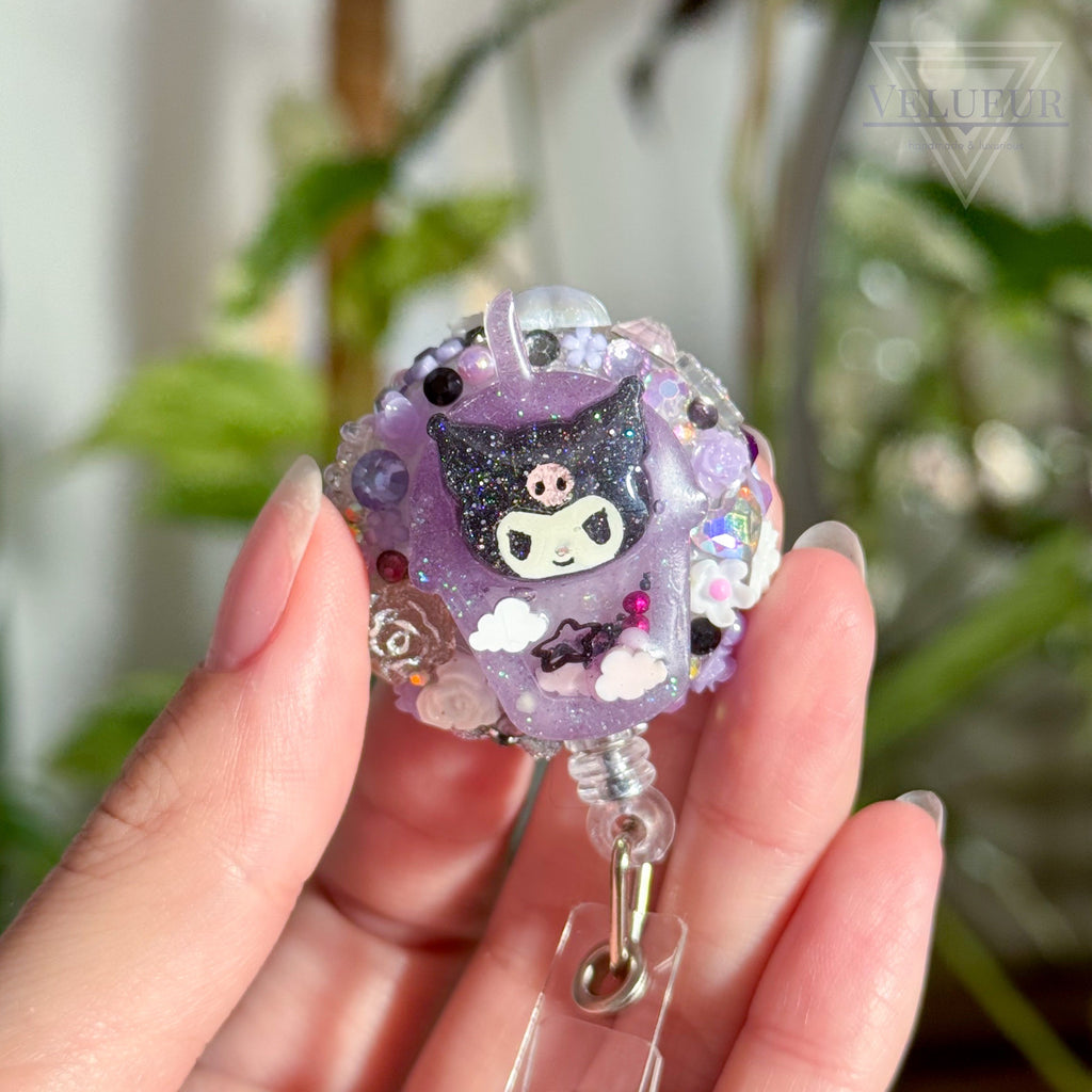 Kuromi Badge Reel