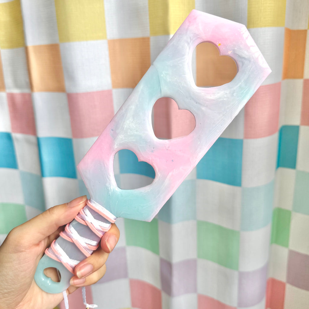 Pink/Blue Heart Paddle